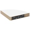 vidaXL Mensola angolare sospesa bianco lucido 25x25x3,8 cm MDF