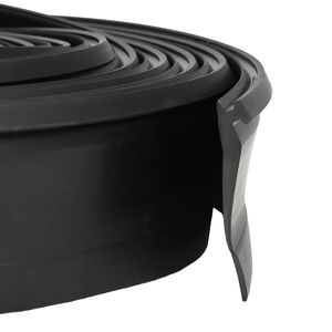 vidaXL Sigillo Porta Garage Nero 52 x 2 mm 5,5 m PVC