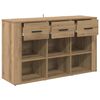 vidaXL Credenza con cassetto Rovere artigianale 100 x 30 x 59,5 cm