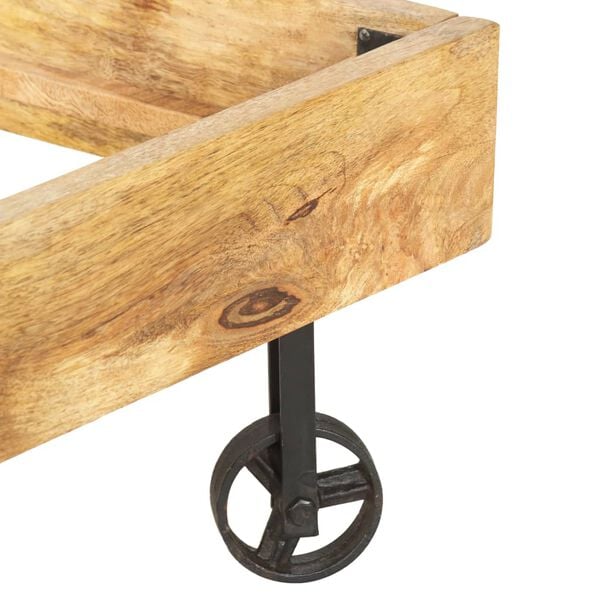 vidaXL Giroletto in Legno Massello di Mango 200x200 cm