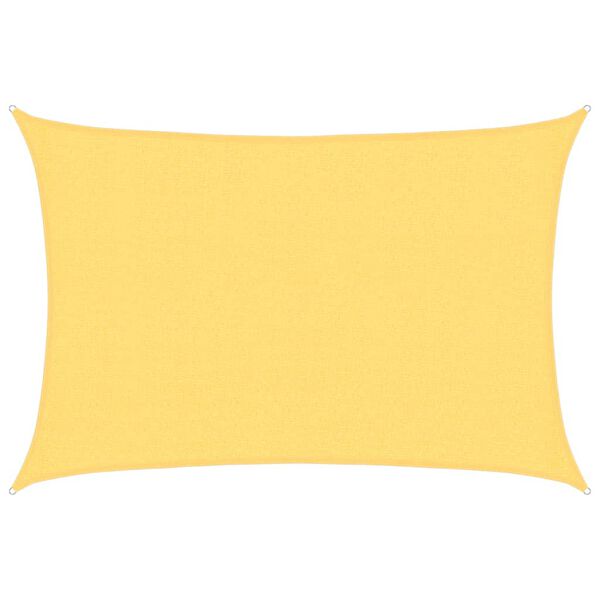 vidaXL Vela Parasole 160 g/m² Beige 2,5x4 m in HDPE