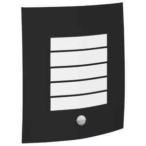 vidaXL Lampada da parete per esterni Nero 23.5 x 10.5 x 26 cm