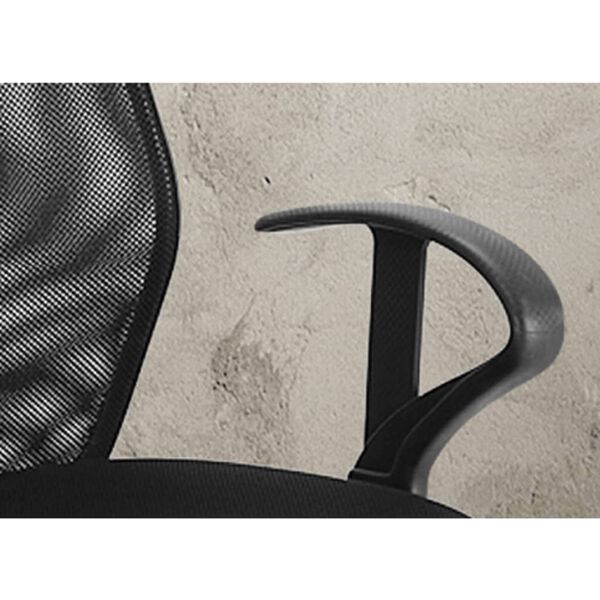 Rousseau Sedia da Ufficio Job in Poliestere Nero