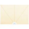 vidaXL Tenda Laterale per Terrazza Pieghevole Crema 240x160 cm