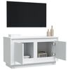 vidaXL Mobile Porta TV Bianco 80x35x45 cm in Legno Multistrato