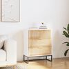vidaXL Credenza Bianca 60x30x75 cm in Legno Multistrato