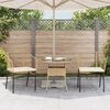 vidaXL Sedie da Giardino 2pz con Cuscini Marrone in Polyrattan