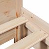 vidaXL Letto senza Materasso 160x200 cm in Legno Massello di Pino