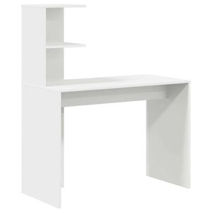 vidaXL Scrivania Bianco 102 x 50 x 124 cm Legno ingegnerizzato
