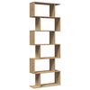 vidaXL Libreria 6 Ripiani Rovere Artigianale 70x24x193 cm Truciolato