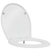 vidaXL Sedile del WC Bianco 47 x 37 x 4 cm Duroplast