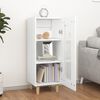 vidaXL Credenza Bianca 34,5x34x90 cm in Legno Multistrato