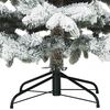 vidaXL Albero di Natale artificiale con 300 LED Bianco 240 cm PE e PVC
