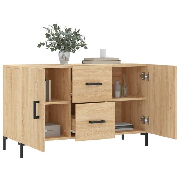 vidaXL Credenza Rovere Sonoma 100x36x60 cm in Legno Multistrato