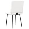 vidaXL Sedie da Pranzo 2 pz Bianche in Similpelle