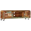vidaXL Mobile Porta TV 120x30x36 cm in Legno Massello di Recupero