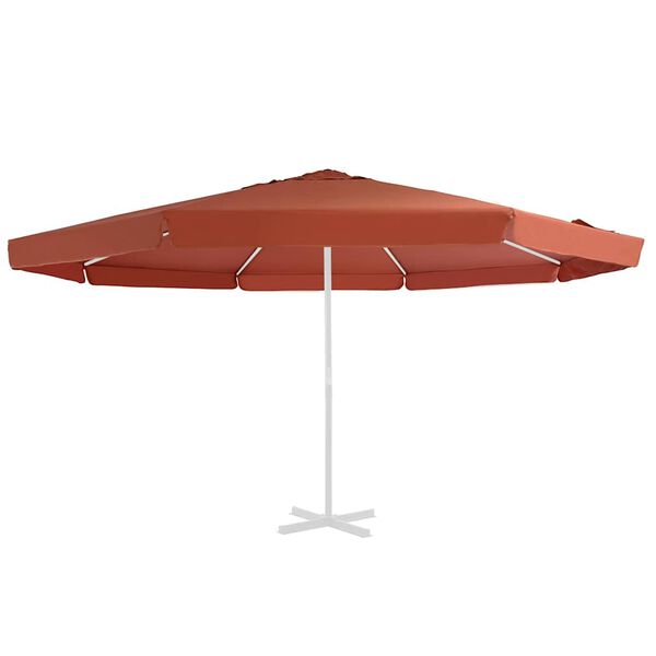 vidaXL Telo di Ricambio per Tenda da Sole Terracotta 500 cm