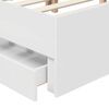 vidaXL Struttura del letto Bianco 150 x 200 cm Legno Ingegnerizzato