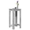 vidaXL Tavolo da Bar Grigio Cemento 51x50x103,5cm in Legno Multistrato