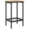 vidaXL Sgabello da bar Rovere Artigianale 40 x 32 x 64 cm