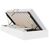 vidaXL Letto ottomano Bianco Puro 90 x 200 cm Pelle Sintetica