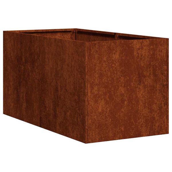 vidaXL Fioriera Arrugginita 40x80x40 cm in Acciaio Corten
