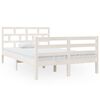 vidaXL Giroletto Bianco in Legno Massello di Pino 120x200 cm