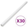 vidaXL Canalina per Cavi 40x40 mm 30 m in PVC