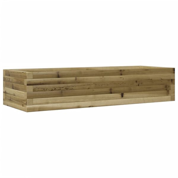 vidaXL Fioriera da Giardino 110x40x23 cm in Legno di Pino Impregnato