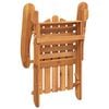 vidaXL Sedia Adirondack Giardino con Poggiapiedi Legno Massello Acacia