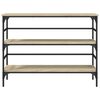 vidaXL Tavolo Consolle Rovere Sonoma 100x32x75 cm in Legno Multistrato