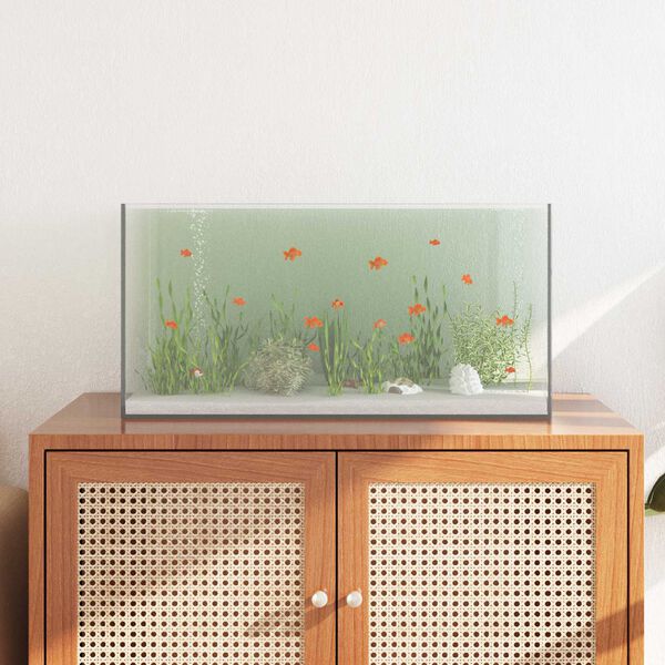 vidaXL Acquario con archiviazione Trasparente 60 x 30 x 30 cm Vetro