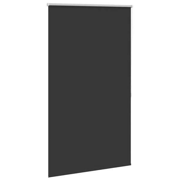 vidaXL Tenda a rullo oscurante 84,4x175 cm Tessuto Larghezza 80 cm nero