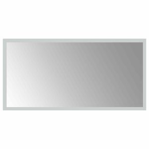vidaXL Specchio da bagno LED Trasparente 60 x 30 cm vetro temperato