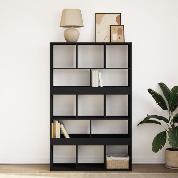 vidaXL Libreria Nera 100x33x156,5 cm in Truciolato