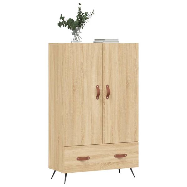 vidaXL Credenza Rovere Sonoma 69,5x31x115 cm in Legno Multistrato