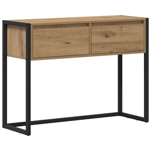 vidaXL Tavolino Rovere Artigianale 100 x 36 x 75 cm Legno multistrato