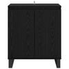 vidaXL Credenza Rovere Nero 60 x 35 x 70 cm Legno multistrato