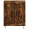 vidaXL Credenza Rovere Fumo 69,5x34x180 cm in Legno Multistrato