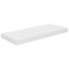 vidaXL Scaffali a Parete 4 pz Bianco Lucido 60x23,5x3,8 cm in MDF