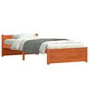 vidaXL Struttura del letto Marrone cerato 195,5 x 80,5 x 51 cm