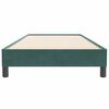 vidaXL Letto a Molle senza Materasso Verde Scuro 90x220 cm Velluto