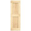 vidaXL Porta Scorrevole con Set Hardware 70x210 cm Legno Massello Pino