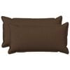 vidaXL Federa 2 pcs HOUTEN Marrone 40 x 70 cm Lino