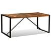 vidaXL Tavolo da Pranzo in Legno Massello di Recupero 180 cm