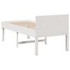 vidaXL Letto senza Materasso Bianco 90x190 cm in Legno Massello Pino