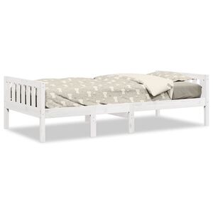 vidaXL Letto per Bambini senza Materasso Bianco 80x200cm Massello Pino