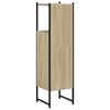 vidaXL Mobile da Bagno Rovere Sonoma 33x33x120,5 cm Legno Multistrato