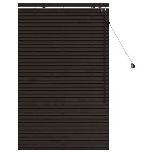 vidaXL Tenda Veneziana Marrone Scuro 75 x 130 cm 35 mm