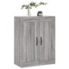 vidaXL Mobile a Parete Grigio Sonoma 69,5x34x90 cm Legno Multistrato